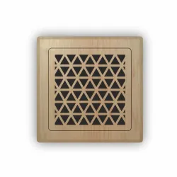 Ventilation grille - TRIANGLE square 1-piece