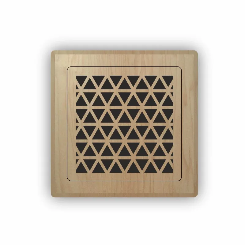 Grille de ventilation - TRIANGLE carré 1 pièce