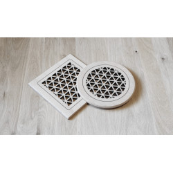 Grille de ventilation - TRIANGLE carré 1 pièce