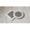 Grille de ventilation - TRIANGLE carré 1 pièce